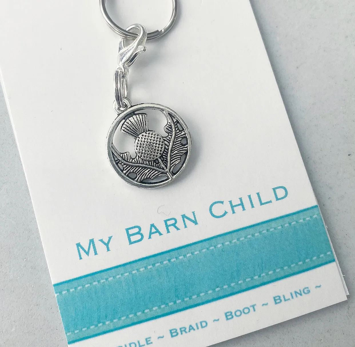 * Bridle Charm: Scottish Thistle •NEW