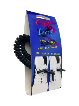 10 Seconds ® Curly Laces | Black