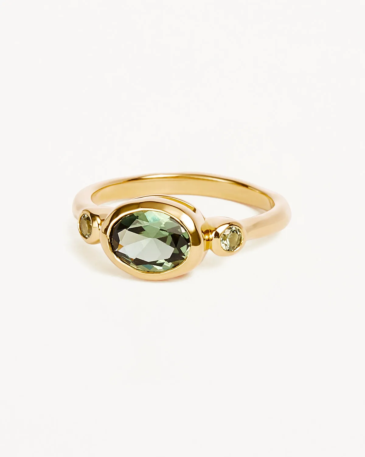 18k Gold Vermeil Radiant Soul Ring - Forest