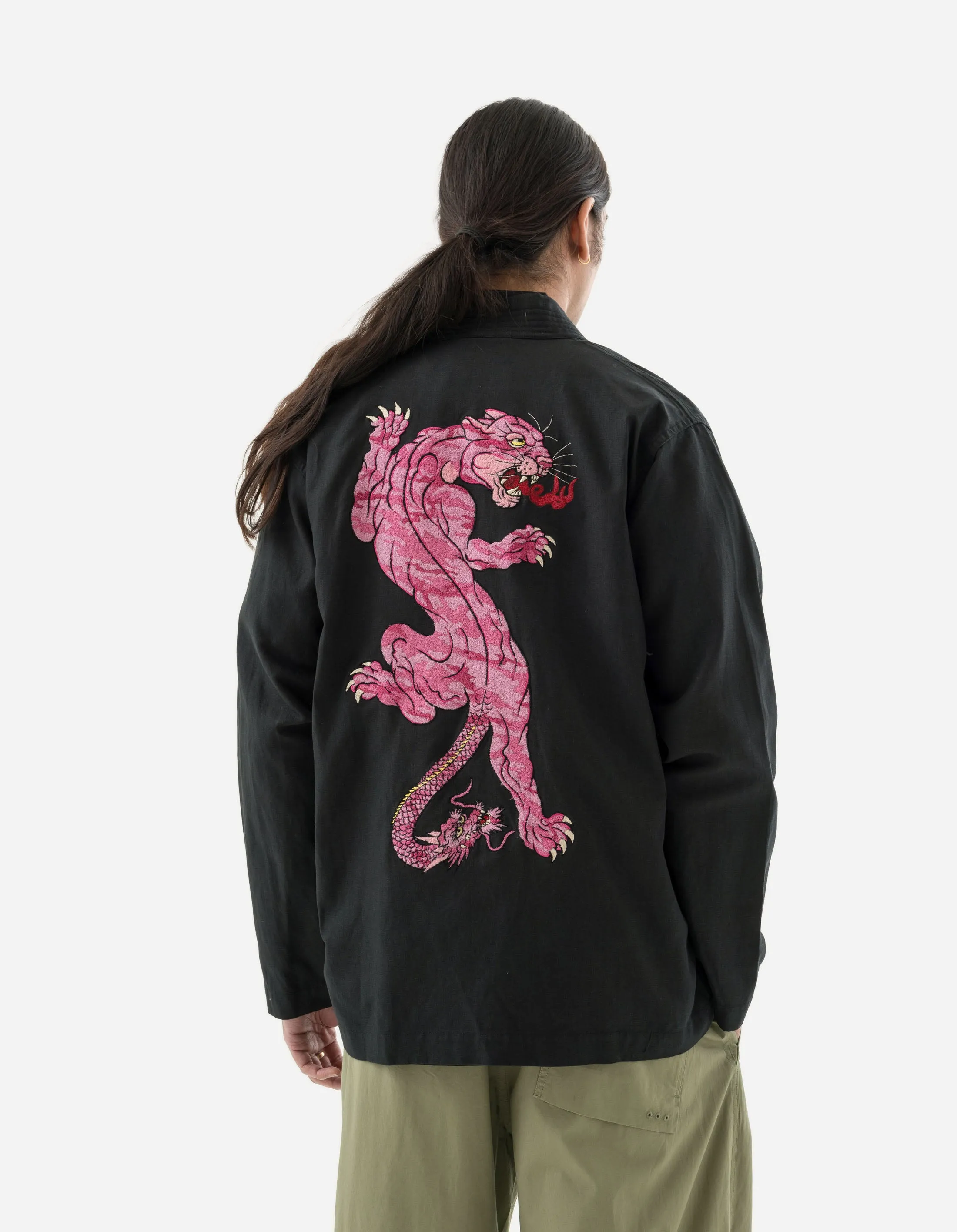 5318 Panther Chimera Hanten Shirt Black