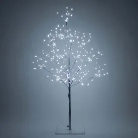 7-ft. Silver Fairy Light Tree, Cool White LED