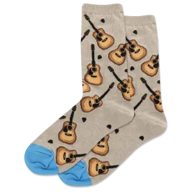 Acoustic Guitars Women's Crew Socks