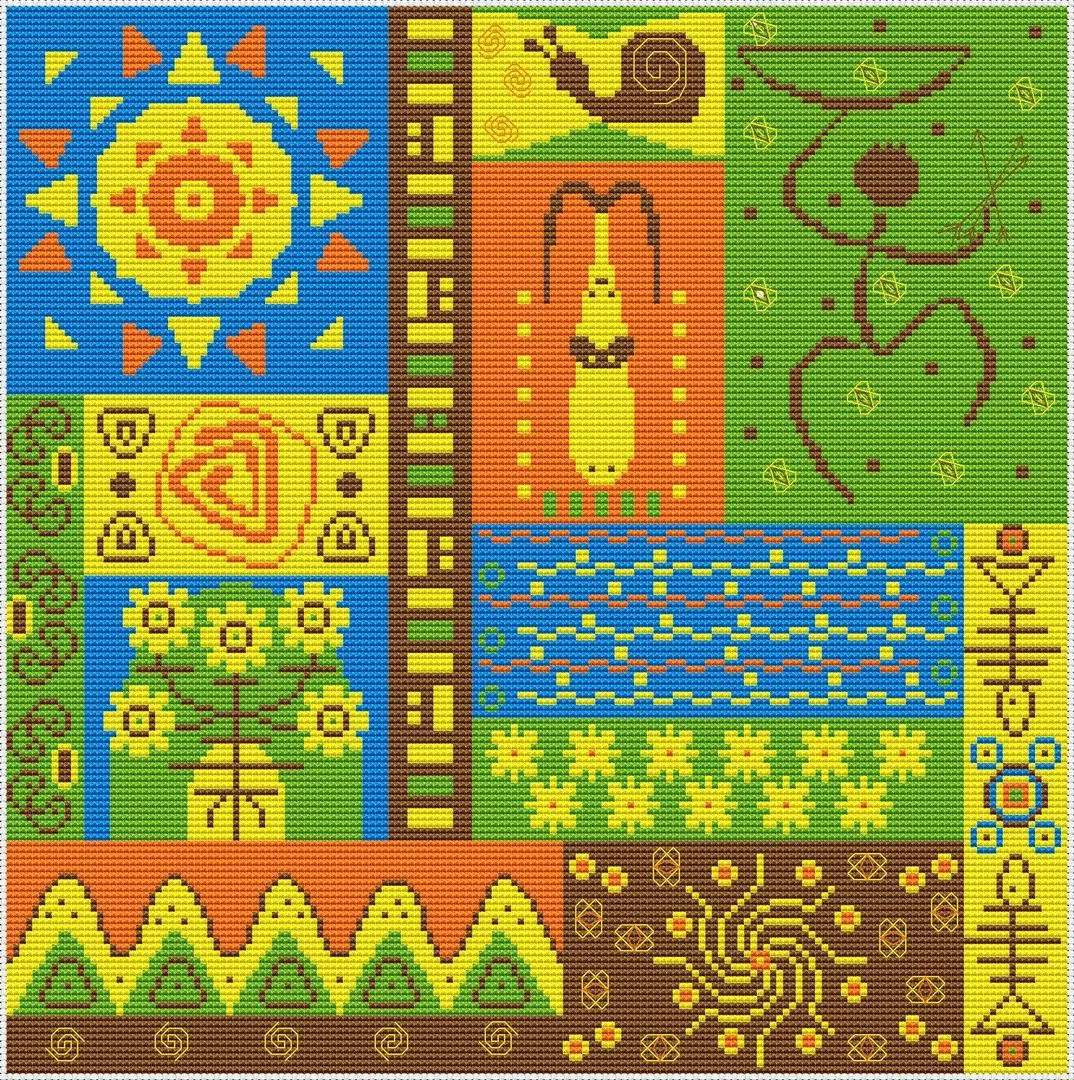Africa 7 - PDF Cross Stitch Pattern