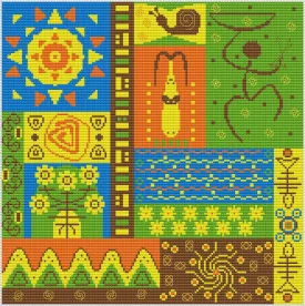Africa 7 - PDF Cross Stitch Pattern