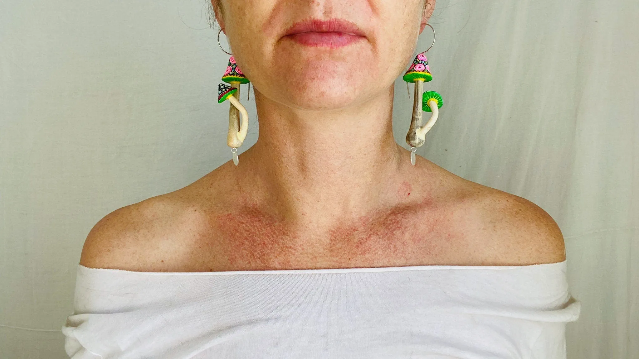 Alebrije Mushroom Earrings. Sterling Silver. Atelier Aadya. 0440
