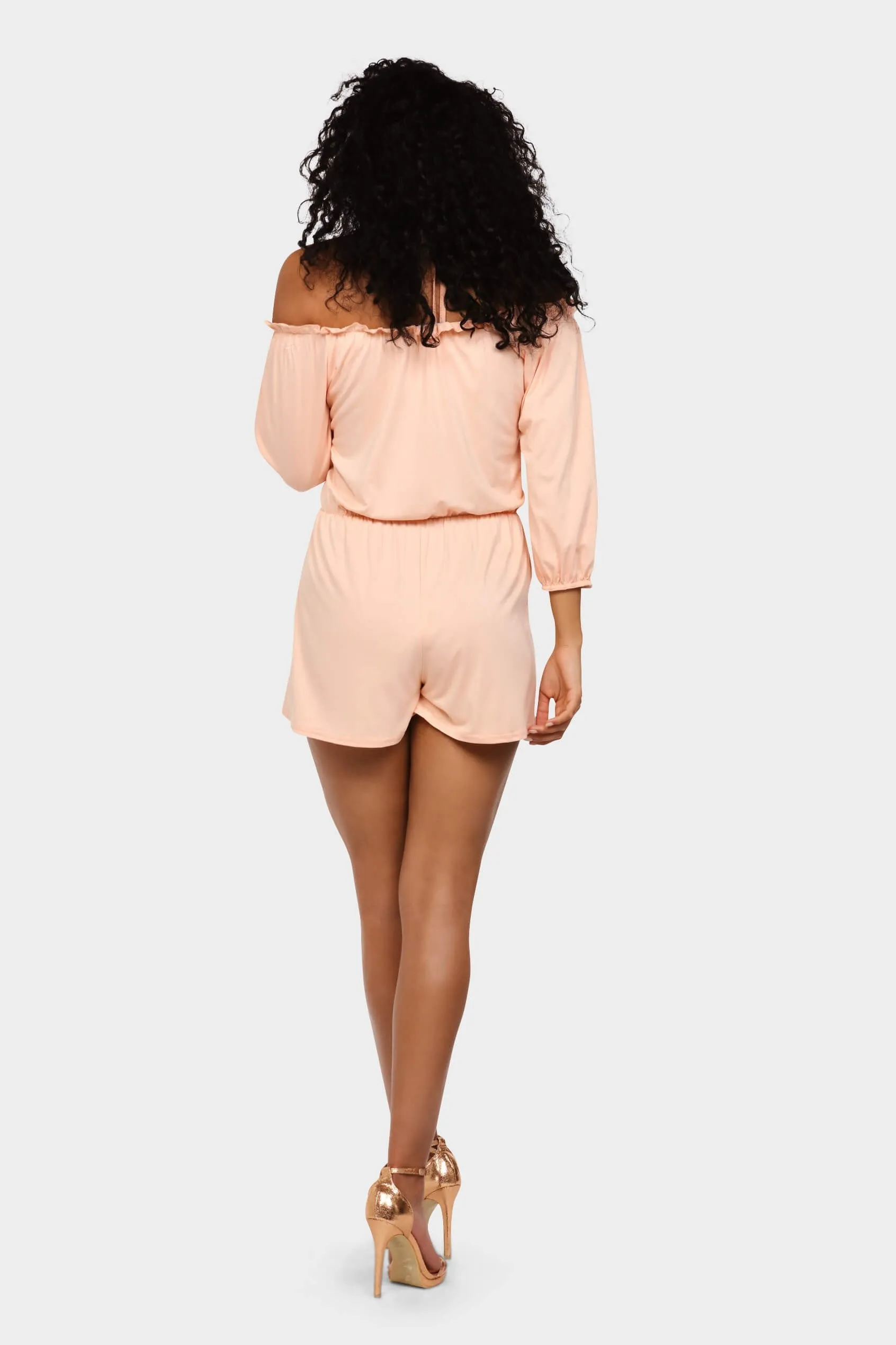 Apricot Gypsy Top Playsuit