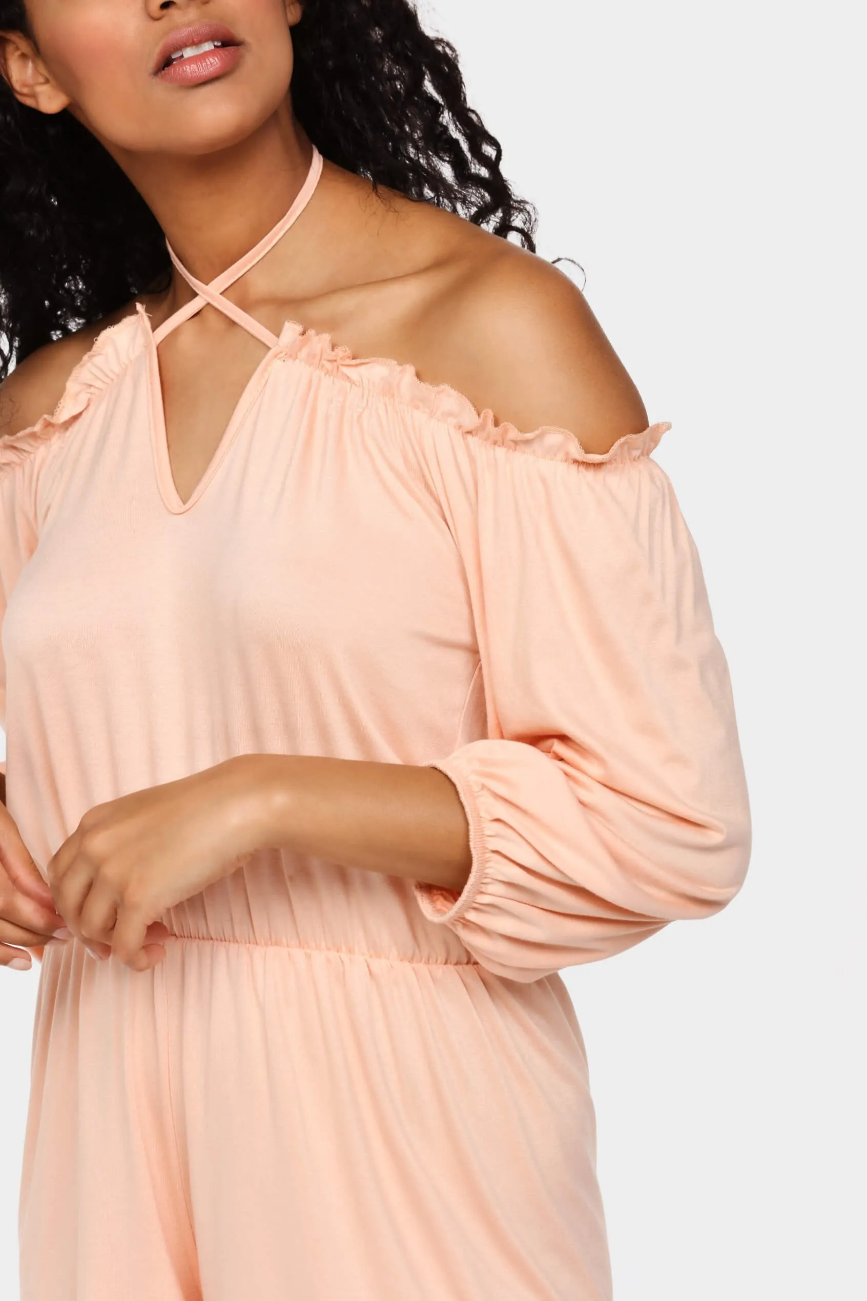 Apricot Gypsy Top Playsuit