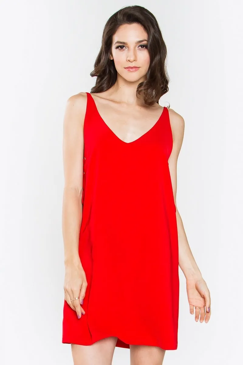 Aubrey Lace-Up Dress