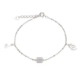 Barrel and Love Letter Charm Bracelet