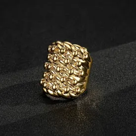 Big Gold Filled Bonded Keeper Ring With Sizes V/X/Z