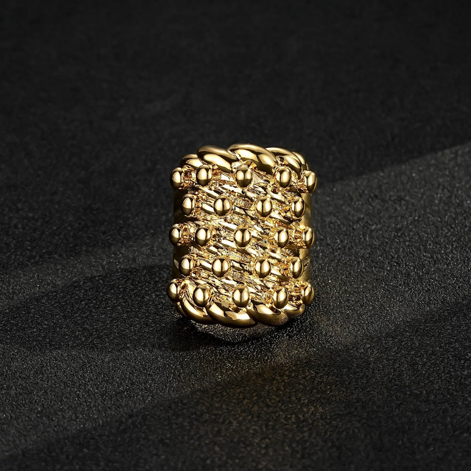 Big Gold Filled Bonded Keeper Ring With Sizes V/X/Z