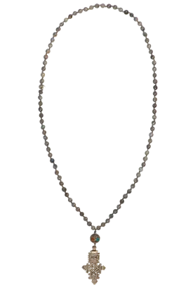 Breathe Deep Cross Necklace