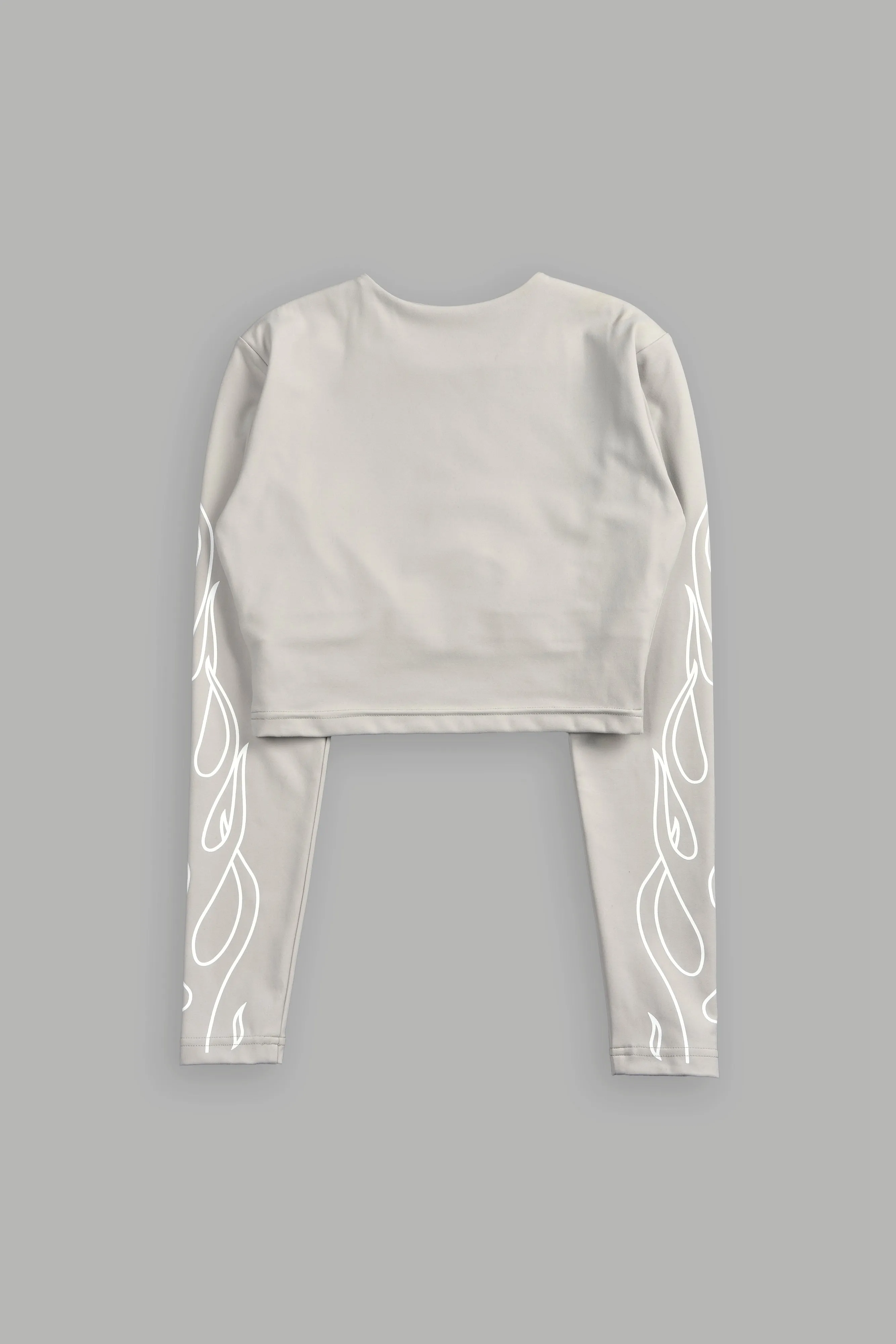 Burn L/S Ava "Energy" Top in Cactus Gray