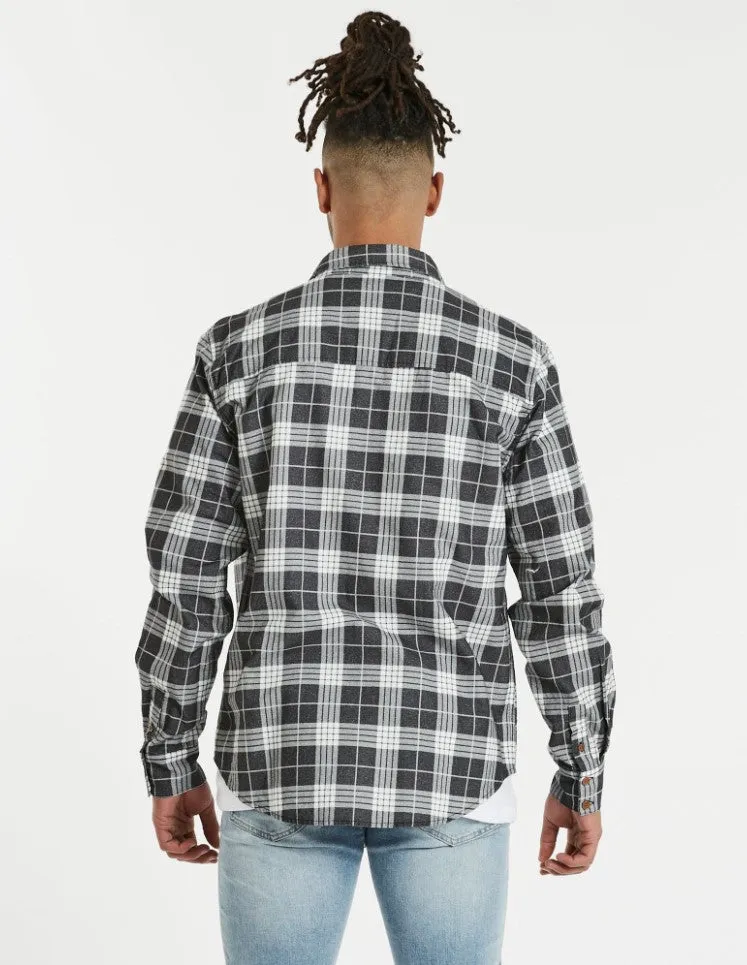 Charge Casual L/S Shirt Black