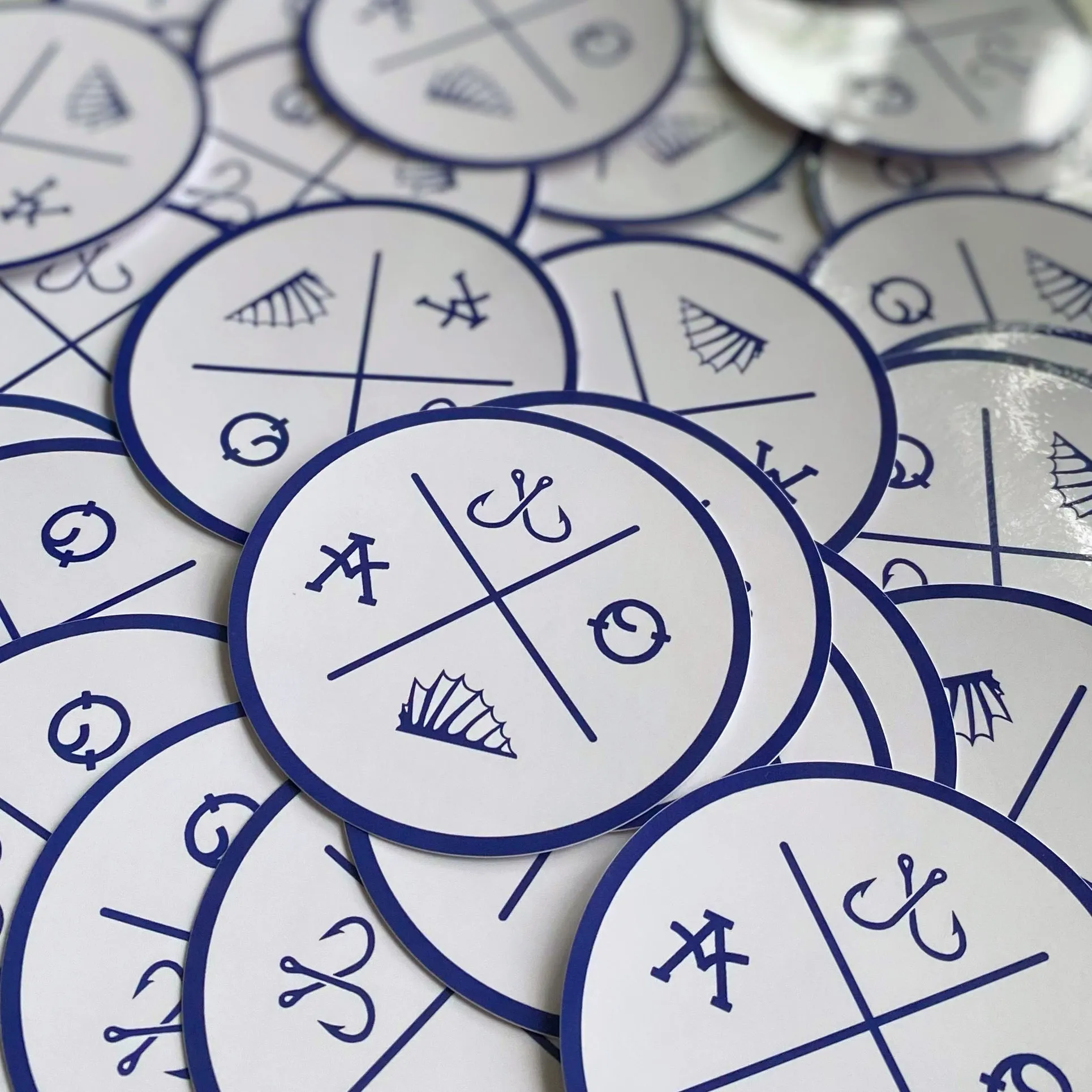 'Cross Stix' Box Sticker