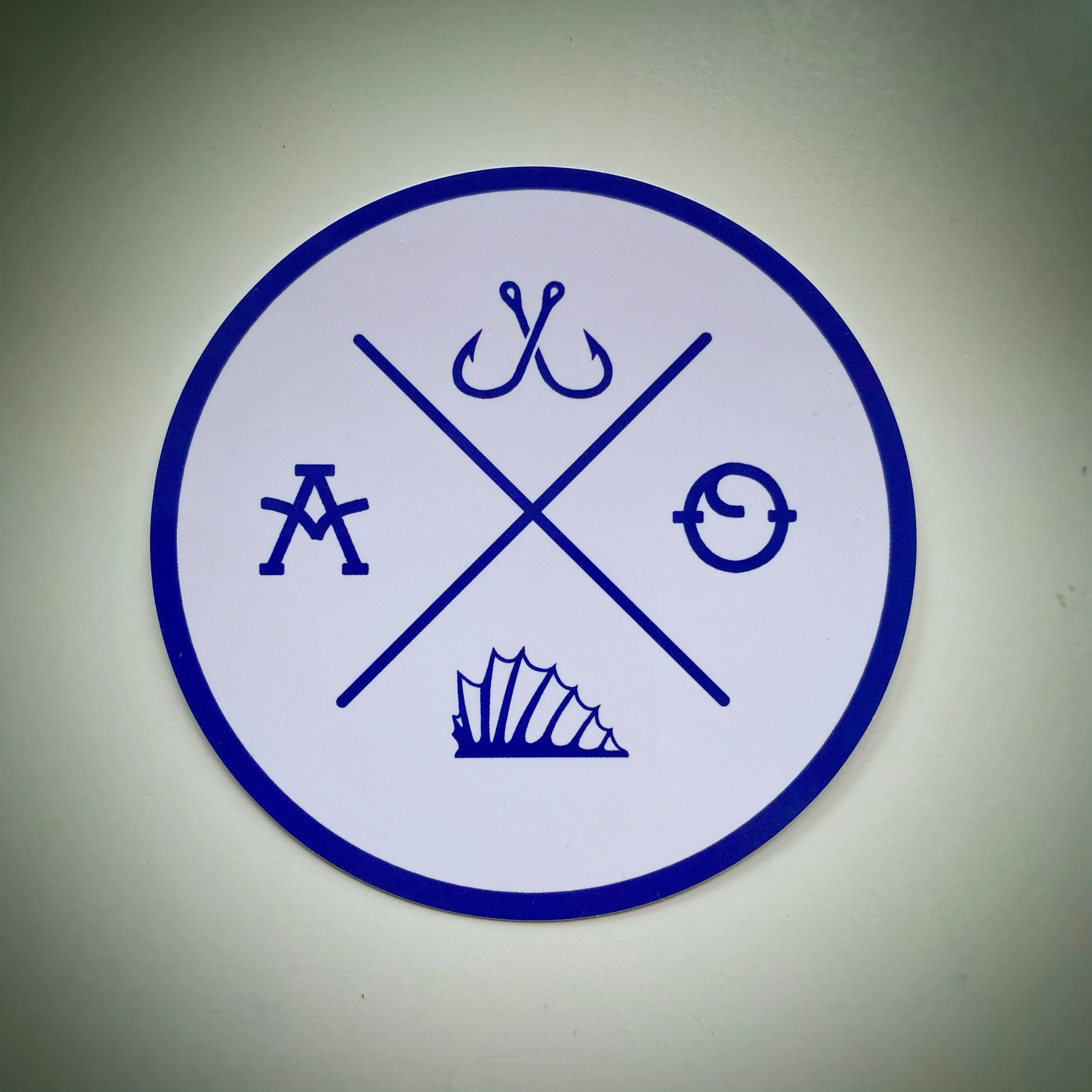 'Cross Stix' Box Sticker