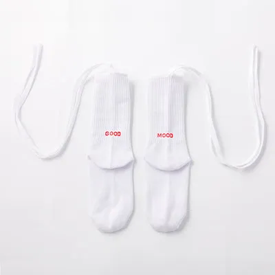 Cross strap socks PL20568