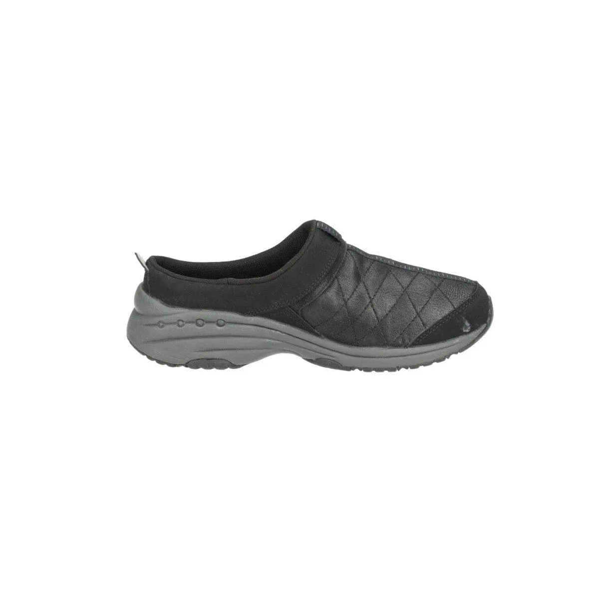 Easy Spirit Tellina Slipon Mule Low-Top Sneakers Leather Black Colour For Women