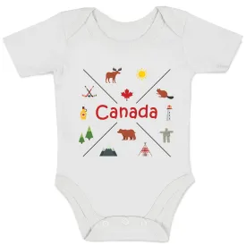 Endanzoo Organic Baby Bodysuit - Beautiful Canada
