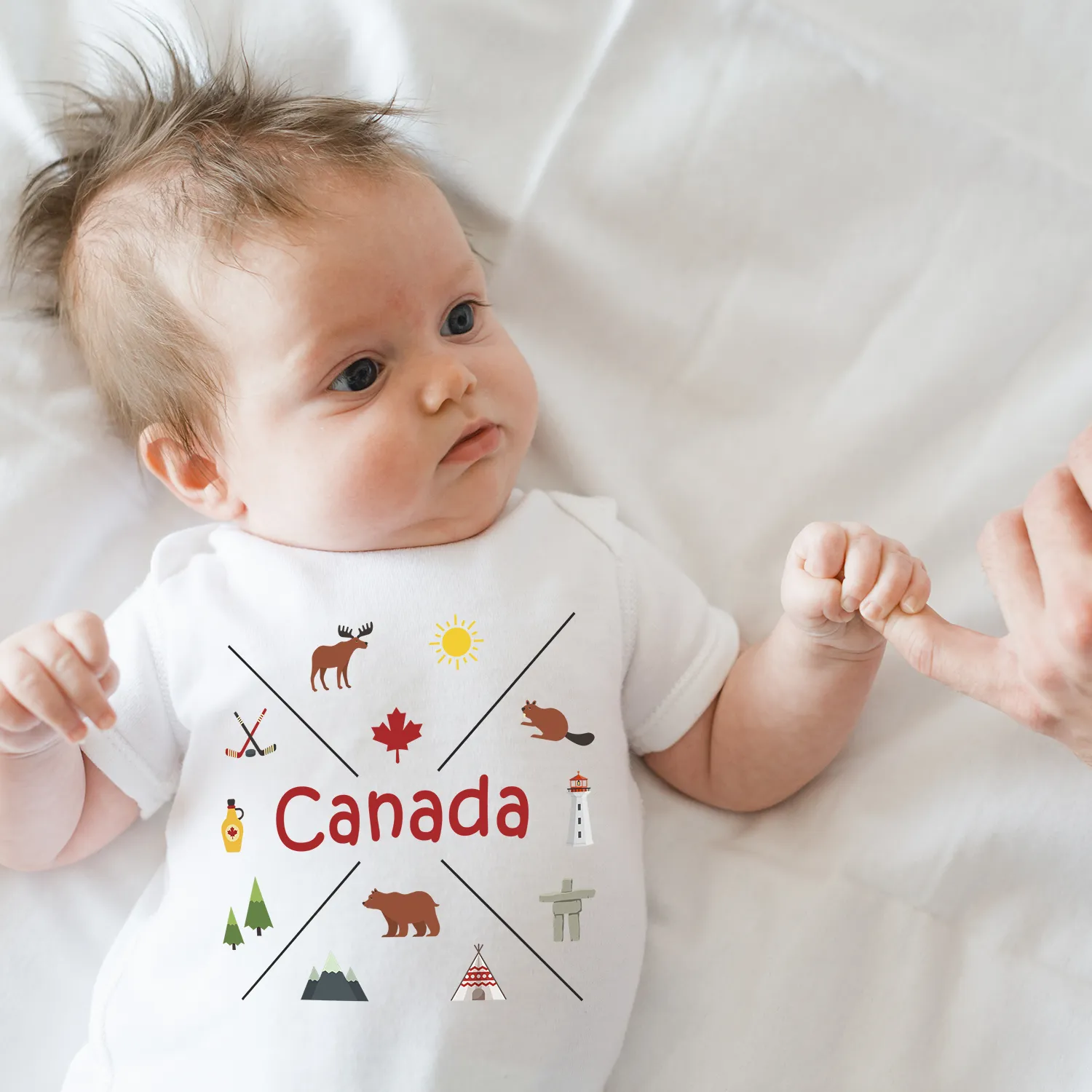 Endanzoo Organic Baby Bodysuit - Beautiful Canada