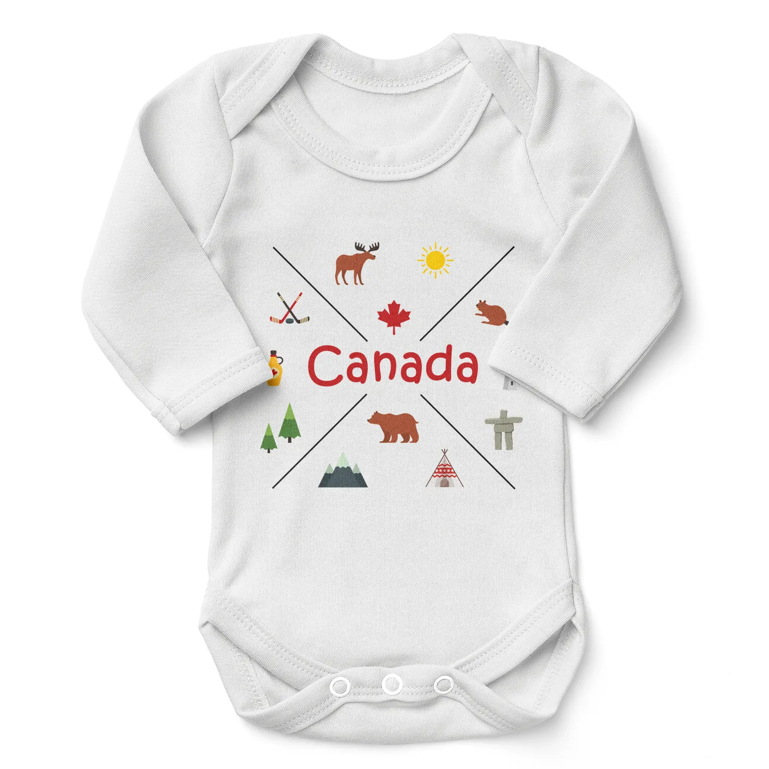 Endanzoo Organic Baby Bodysuit - Beautiful Canada