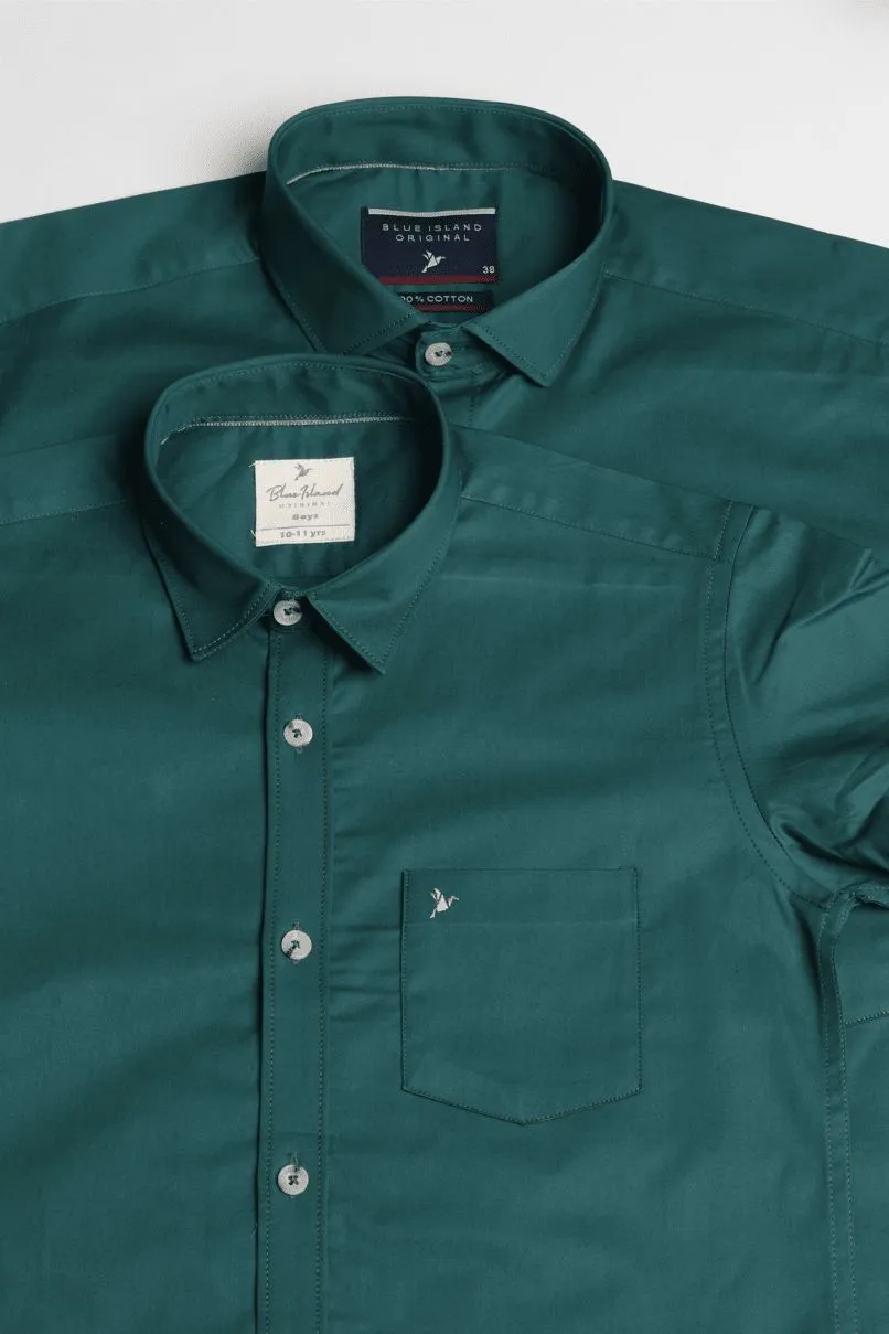 FATHER & SON - Royal Green Solid