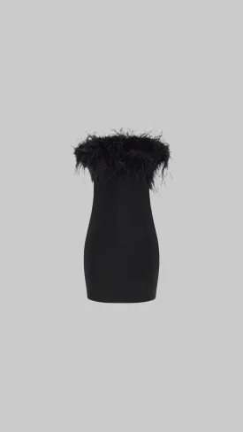 Guess Marciano Feathers Mini Dress