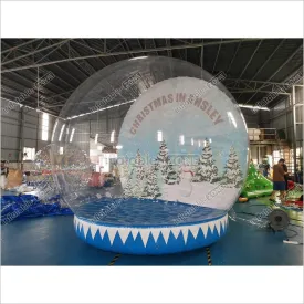 Inflatable Christmas Bubble Tent Inflatable Snow Globe Transparent Dome