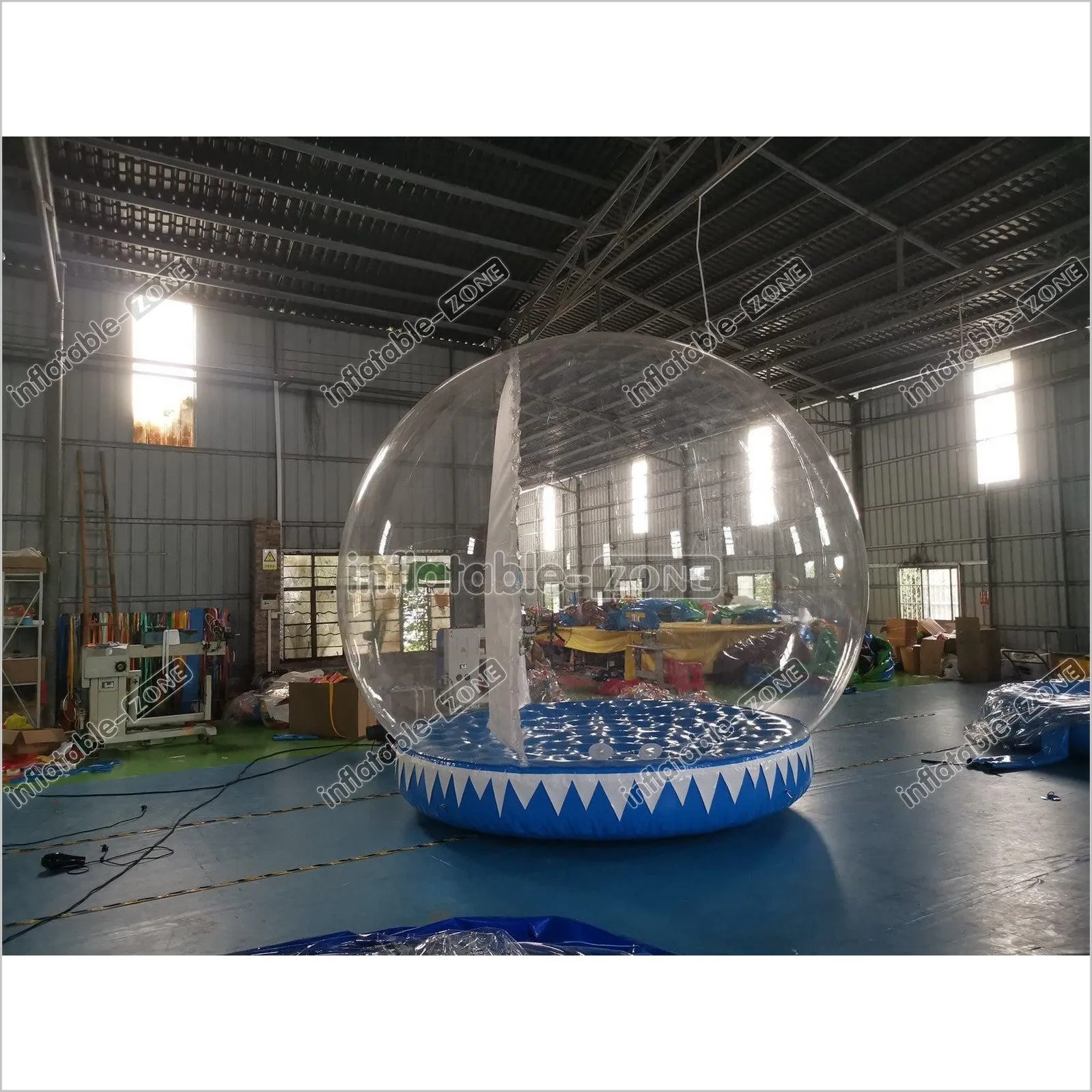 Inflatable Christmas Bubble Tent Inflatable Snow Globe Transparent Dome