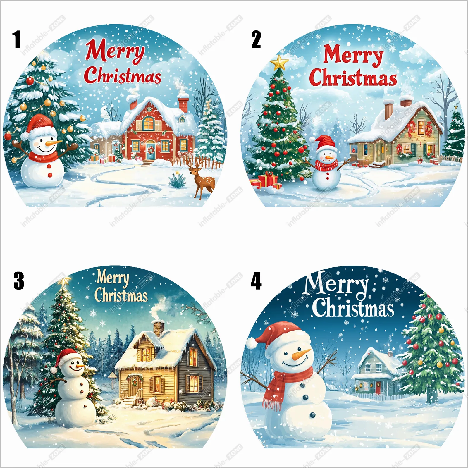 Inflatable Christmas Bubble Tent Inflatable Snow Globe Transparent Dome