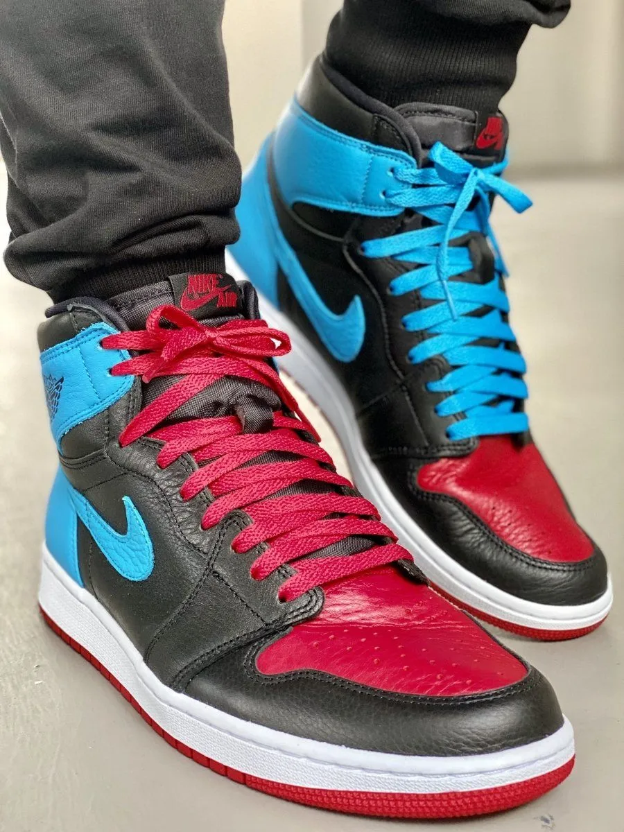 Jordan 1 Laces Basics Flat Thin - UNC Blue Laces