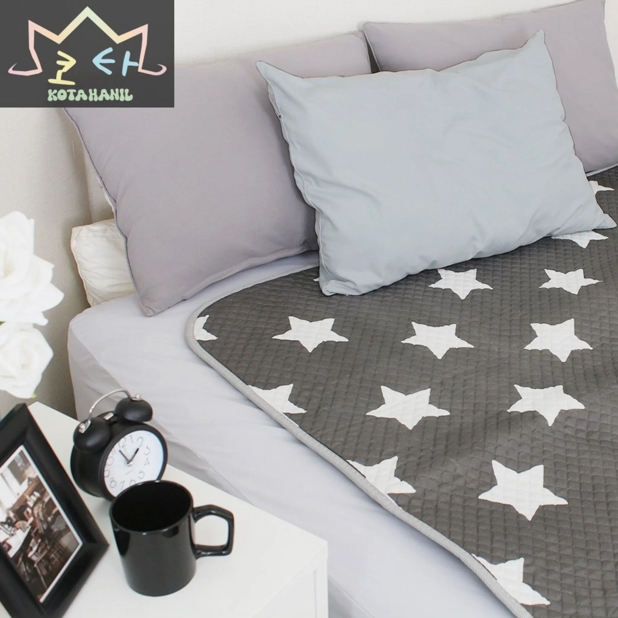 Kota Hanil Electric Blanket, Electric Mattress, Safe Against Electromagnetic Waves, Washable, Single Double, Starry Gray - 🏆 #53 - Electronics - Best of December