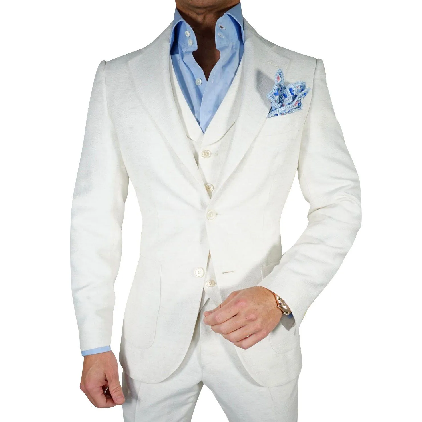 Latte Lino Tweed Jacket @ The Vault