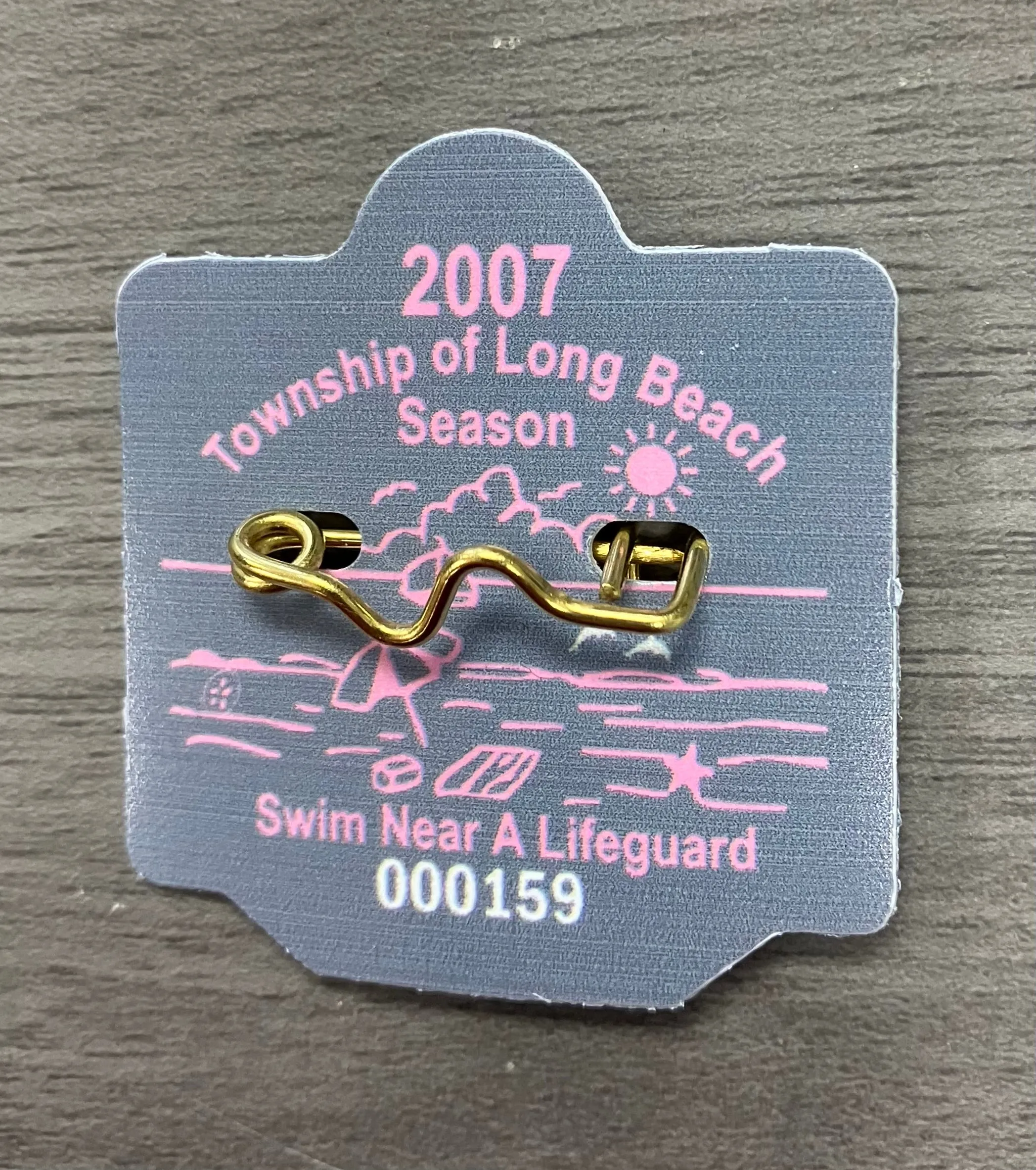 Long Beach Township 2007 Seasonal Beach Badge