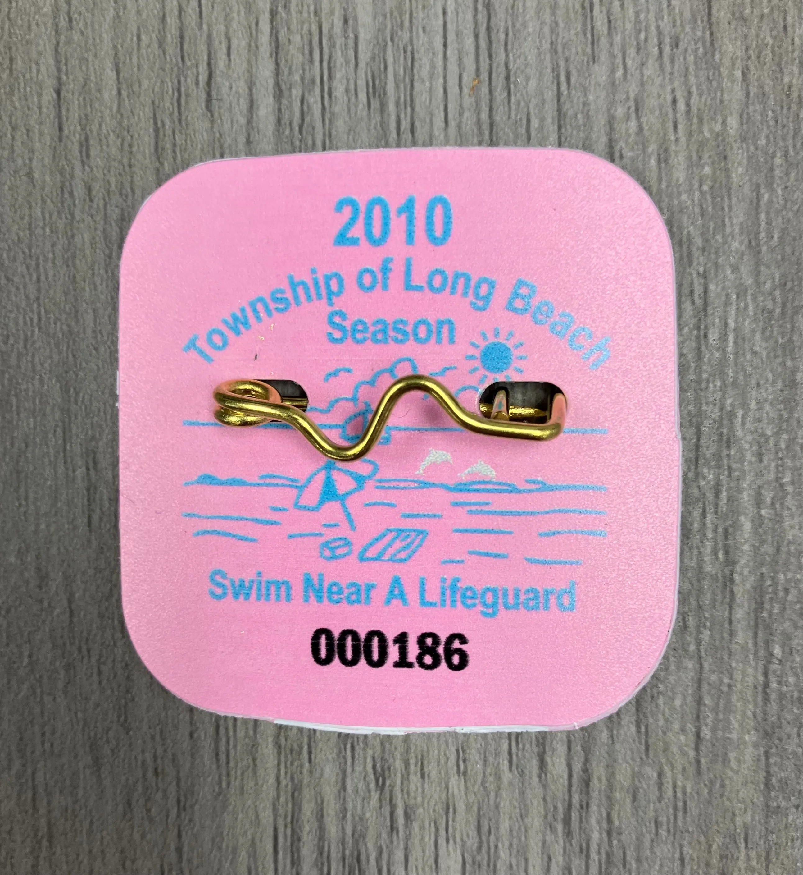 Long Beach Township 2010 Seasonal Beach Badge