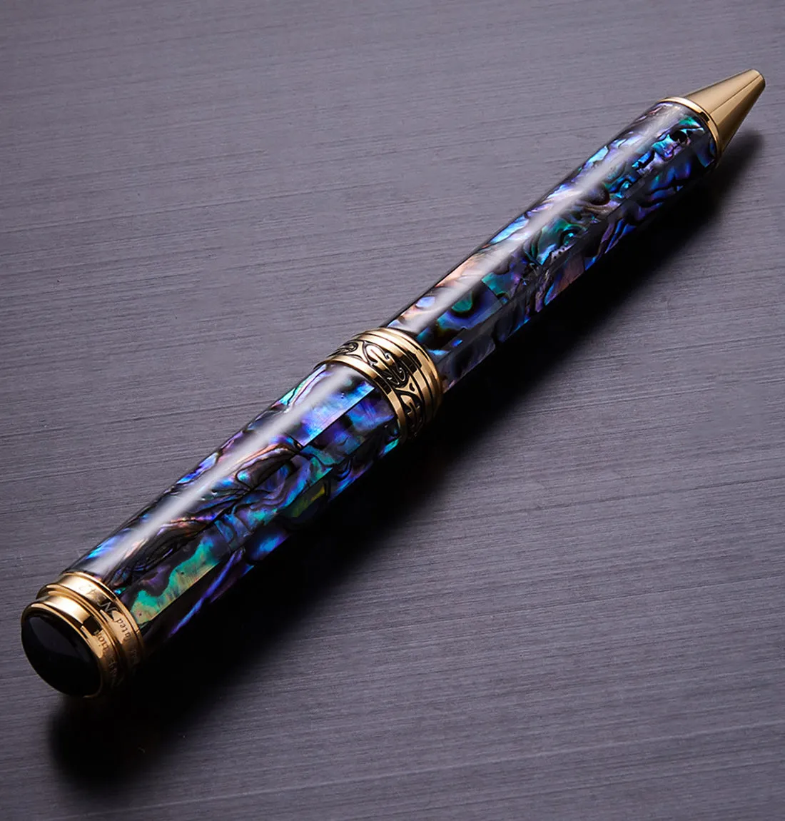 Maestro® Paua Abalone Sea Shell Ballpoint Pen - 18K Gold Plated