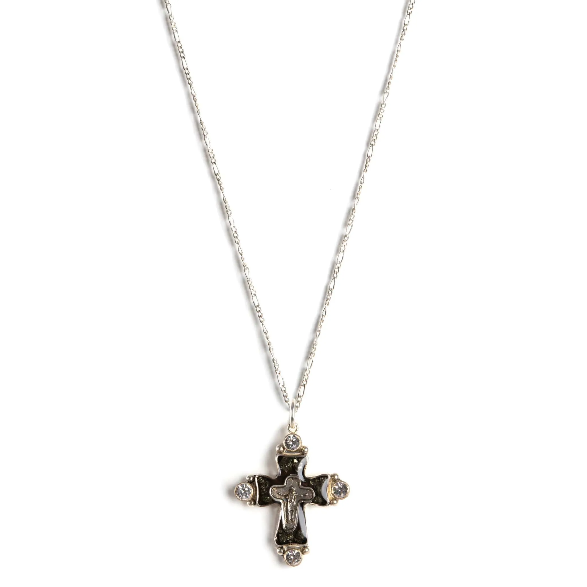 Maria Cross Charm Necklace Divine Chain Only