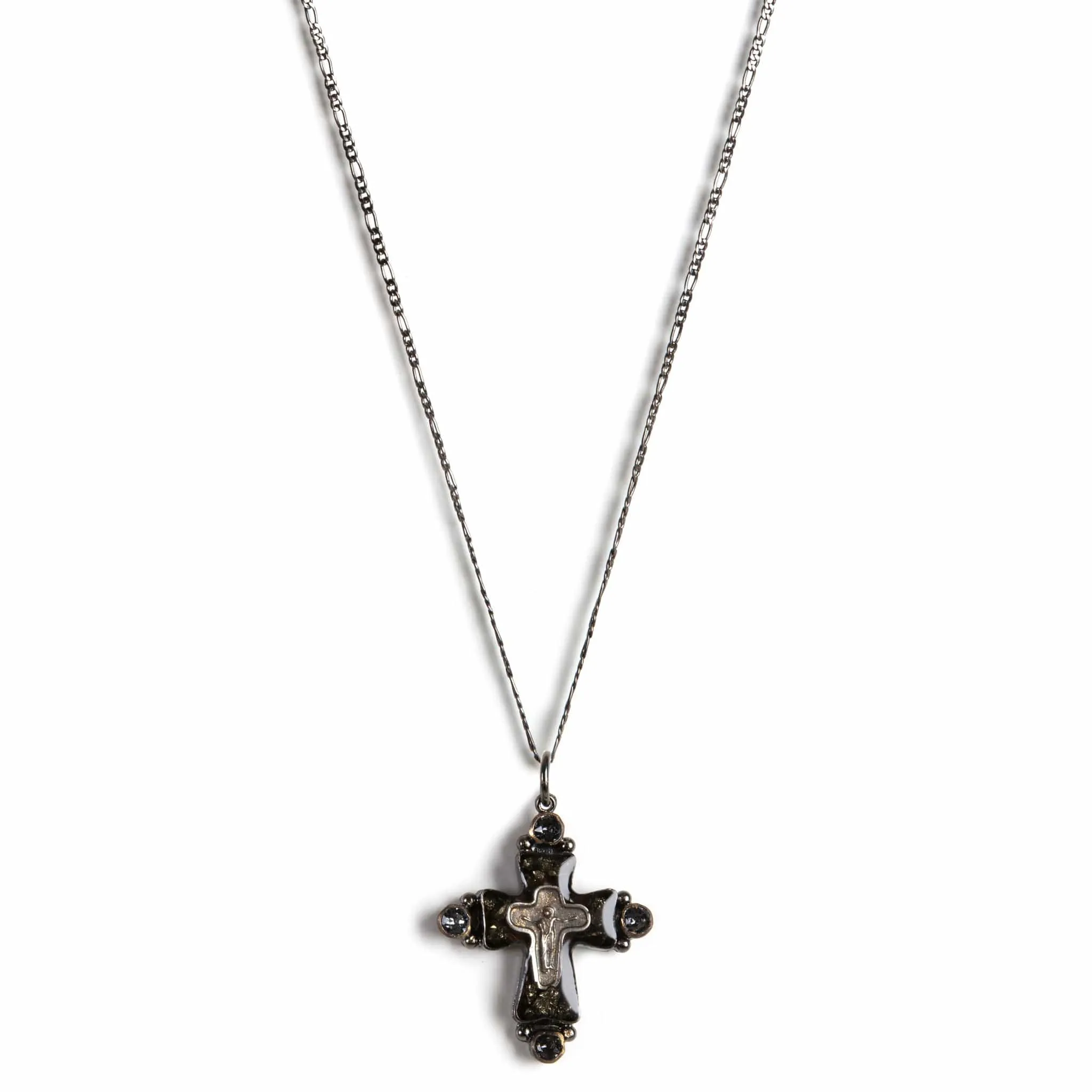 Maria Cross Charm Necklace Divine Chain Only