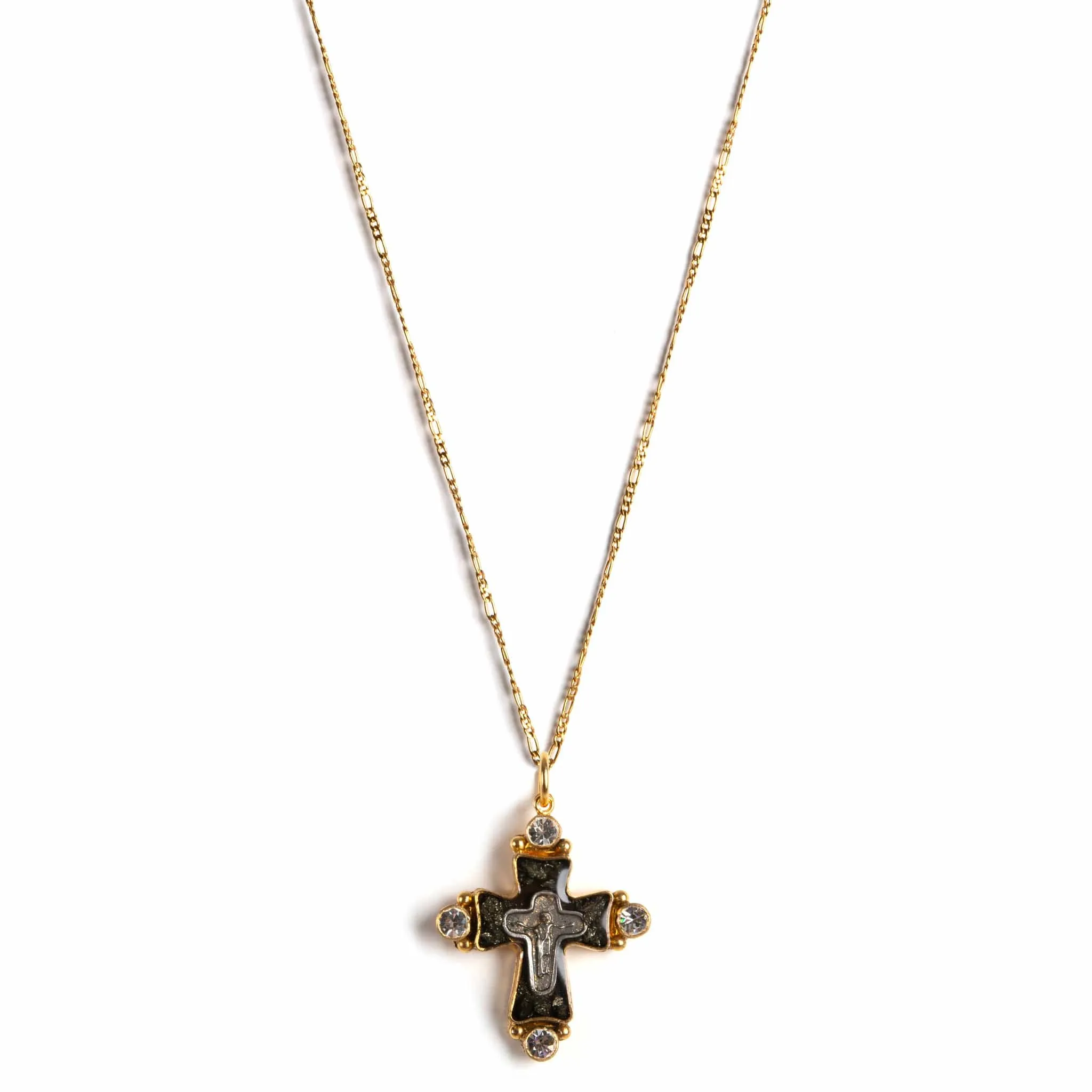 Maria Cross Charm Necklace Divine Chain Only