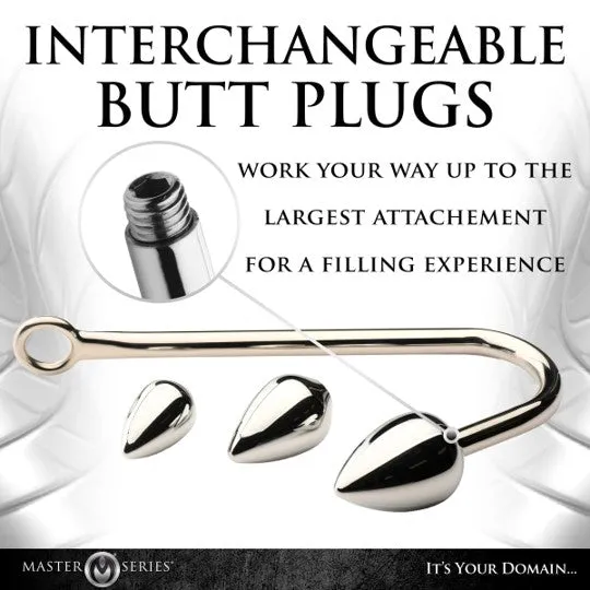 Master Series Anal Hook Training Set With 3 Plugs