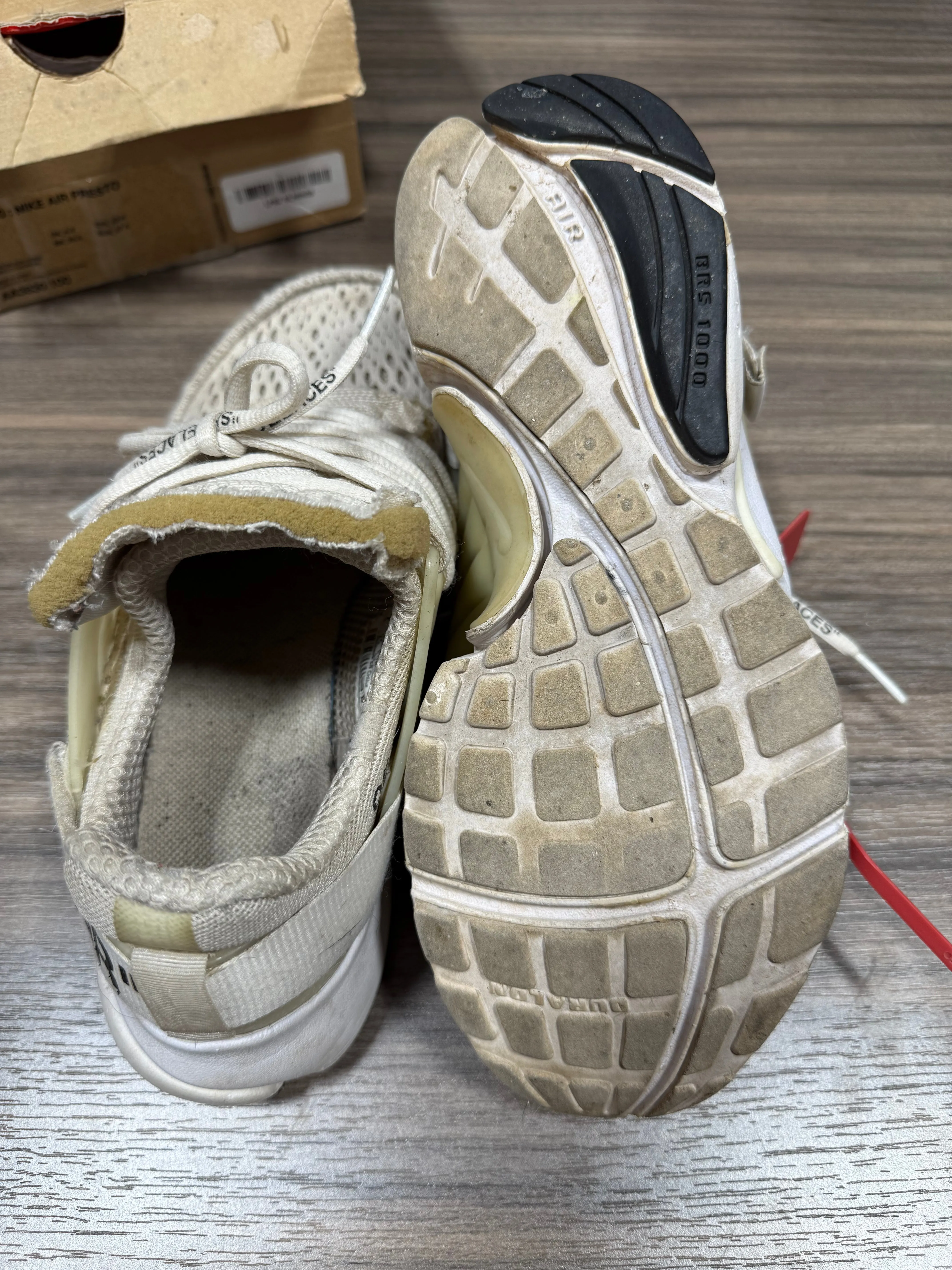 Nike x Off White Presto White Sz 5
