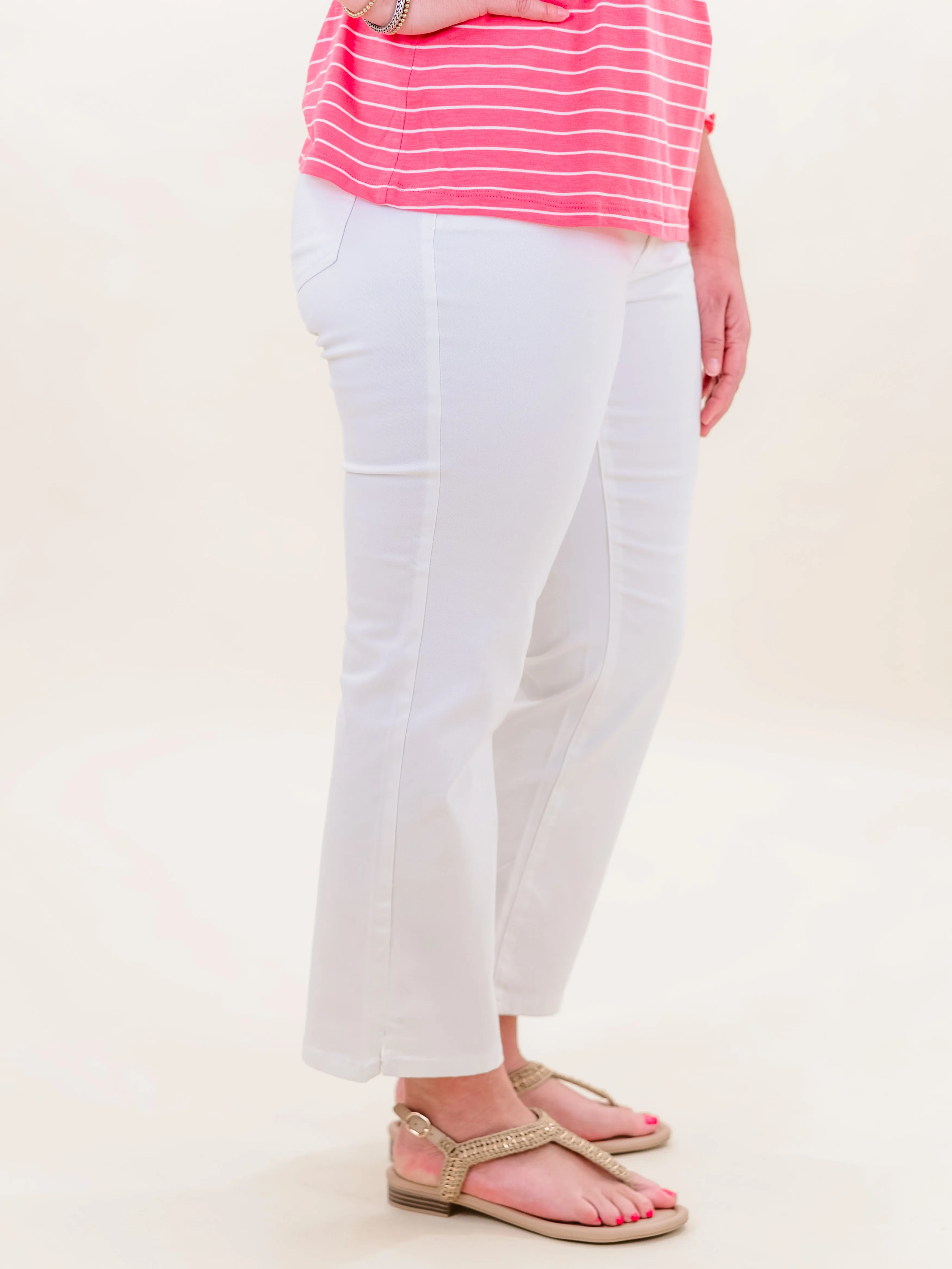 Olivia Boot Crop White by FDJ