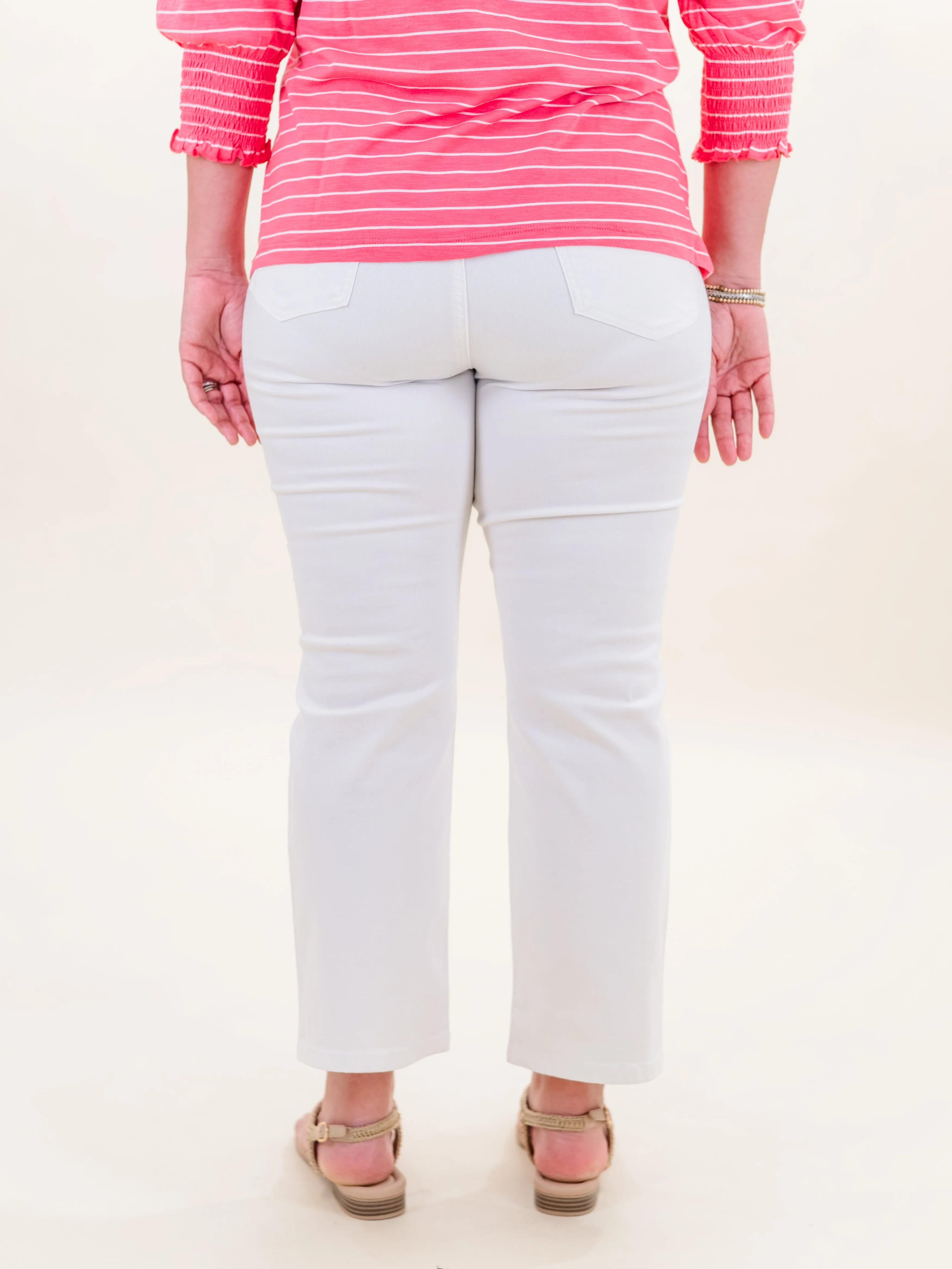 Olivia Boot Crop White by FDJ