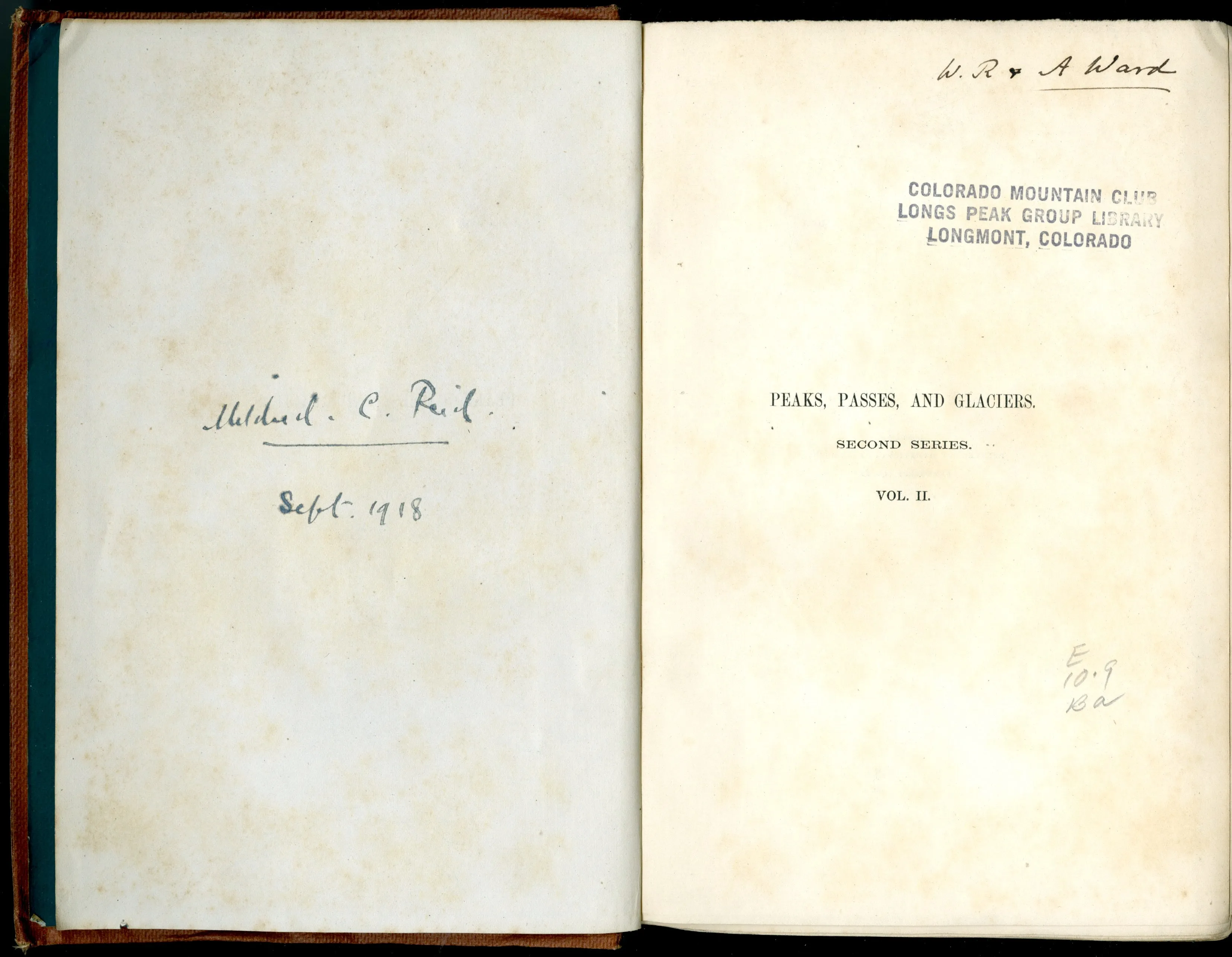 Peaks, Passes and Glaciers - Second Series 1862