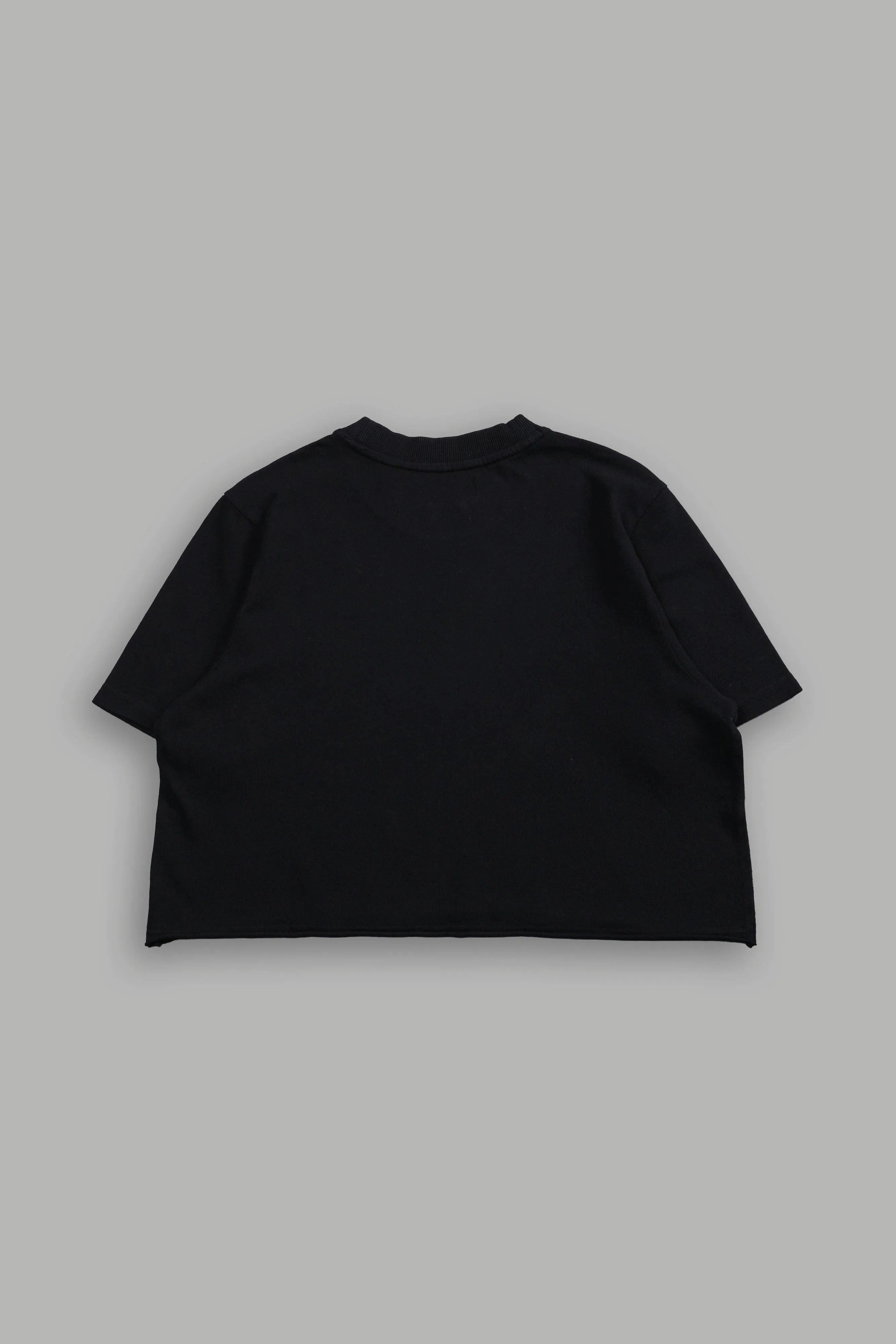 Pyramid V2 "Premium" (Cropped) Tee in Black