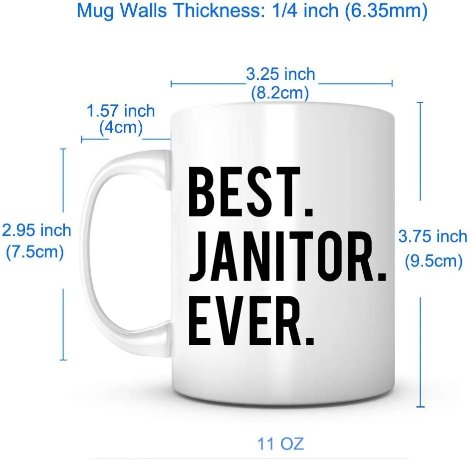 "Best Janitor Ever" Mug