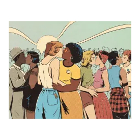 "Kiss-In" by Jenifer Prince - Art Print