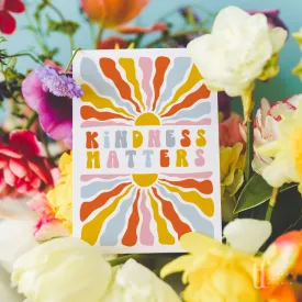 Retro Rainbow Sun Business Thank You Card Canva Template