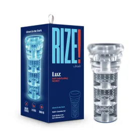 Rize Luz Self-Lubricating Glow-In-The-Dark Stroker Clear