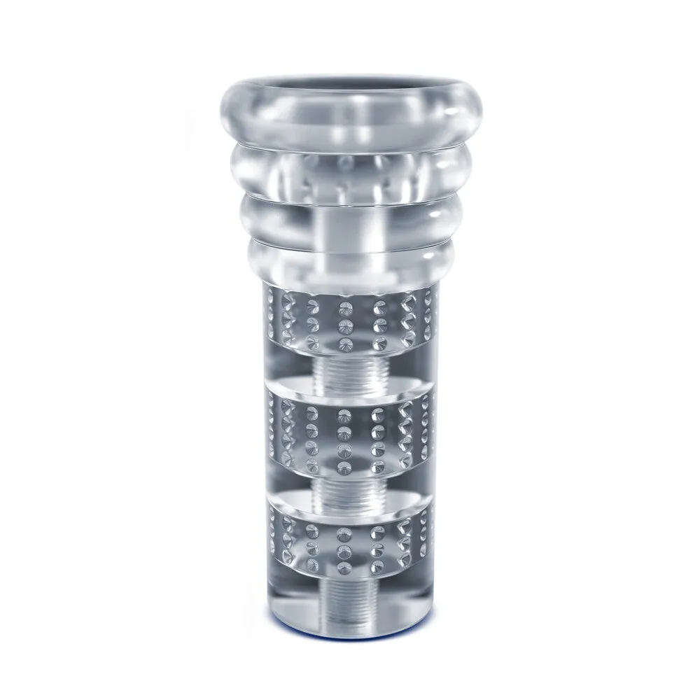 Rize Luz Self-Lubricating Glow-In-The-Dark Stroker Clear